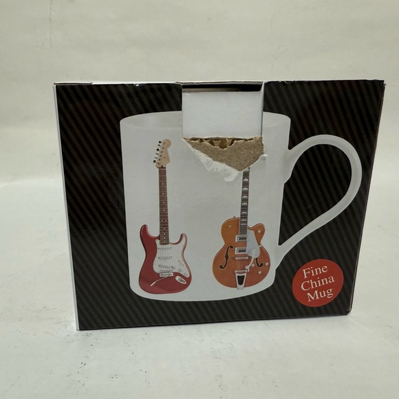 *NIB* Electric Guitar Fine China Mug - Picture 7 of 11